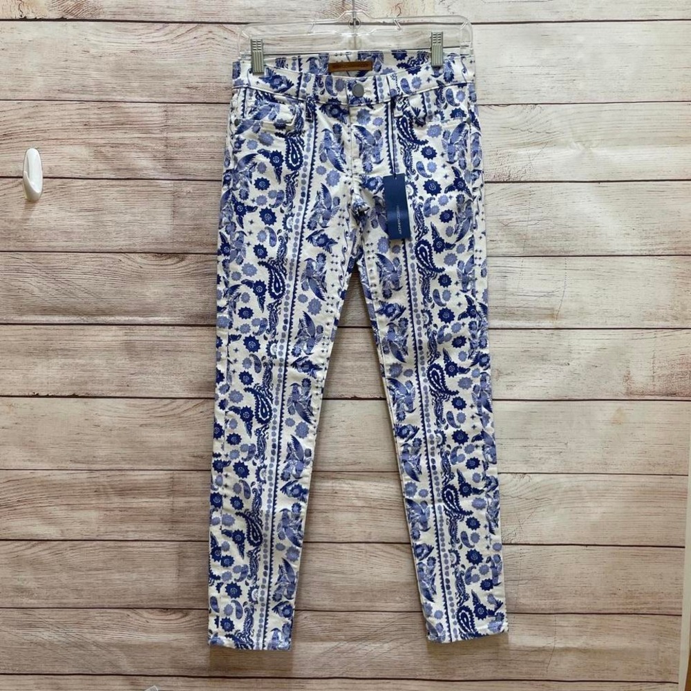 NEW WITH TAGS REBECCA MINKOFF JANE SKINNY JEANS IN PAISLEY PRINT